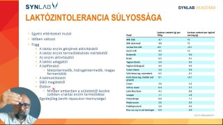 5 - Laktózintolerancia súlyossága