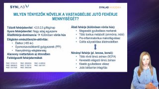 9. Miért kerül fehérje a vastagbélbe