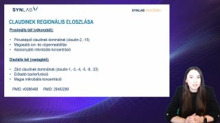 3. Claudinek regionális eloszlása
