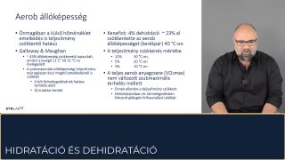 Dehidratació-Aerob állóképesség