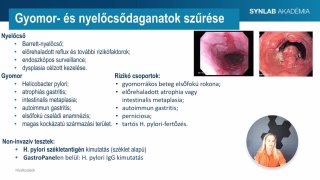 6. Gyomor- és nyelőcsődaganatok szűrése
