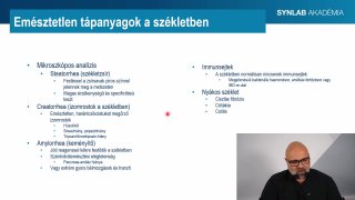 9 - Emésztetlen tápanyagok a székletben és PH
