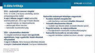 3. A diéta kritikája